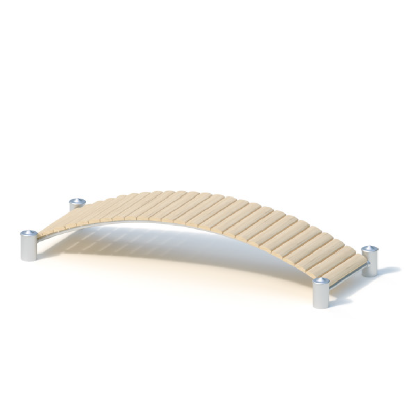Arch bridge – play equipment from the Premium Playgrounds brochure by Kaiser and Kühne