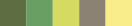 The colour palette by Kaiser and Kühne on the colour theme Nature