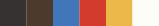 The colour palette by Kaiser and Kühne on the colour theme Pirate