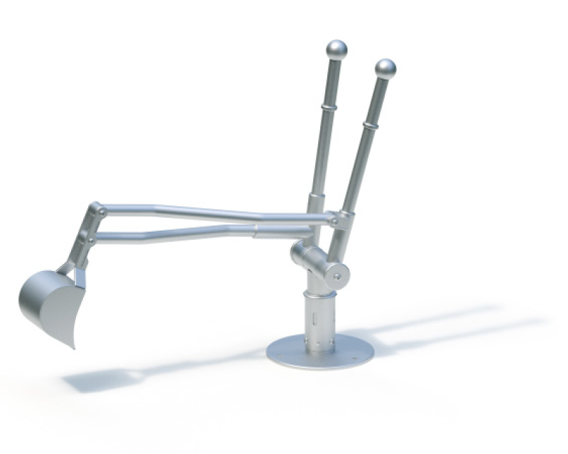 Inclusion sand digger - playground equipment from the Premium Playgrounds brochure by Kaiser and Kühne