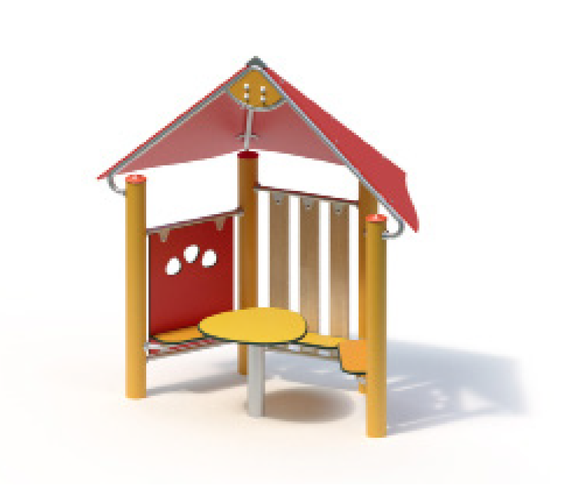 Chat corner - playground equipment from the Premium Playgrounds brochure by Kaiser and Kühne