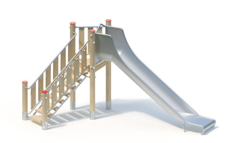 Combination slide - playground equipment from the Premium Playgrounds brochure by Kaiser and Kühne