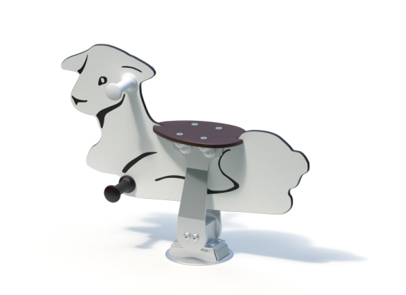 Rocking animal sheep - playground equipment from the Premium Playgrounds brochure by Kaiser and Kühne